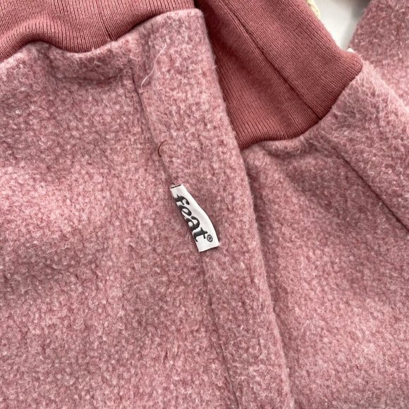 Feat Clothing Blanket Blend Pullover Sweatshirt in Ash Rose sz XL NWT Unisex Fit - Picture 3 of 4